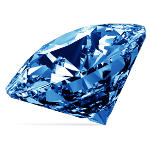 Blue diamond PNG image-6689